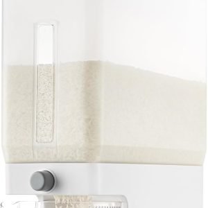 ฉลองครบรอบ! สินค้ามีจำนวนจำกัด เพียง 49 บาท: กล่องจ่ายข้าว Lifewit ขนาด 25 ปอนด์ (11.3 กก.) กล่องเก็บข้าวปิดสนิท ป้องกันความชื้น พร้อมถ้วยตวง สำหรับครัวและบ้าน ปลอดสาร BPA