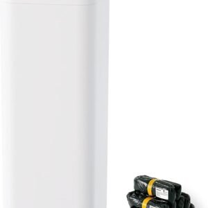 ถังขยะอัตโนมัติ Airdeer L2 ขนาด 8 แกลลอน ปิดผนึกและเปลี่ยนถุงขยะอัตโนมัติ มีเซ็นเซอร์ตรวจจับความเคลื่อนไหว ไม่ต้องสัมผัส พร้อมฝาปิด เหมาะสำหรับห้องครัวและสำนักงาน มาพร้อมห่วงสำหรับใส่ถุงขยะ 6 ชิ้น (สีขาว)